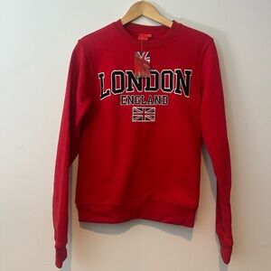 Red London England Sweatshirt